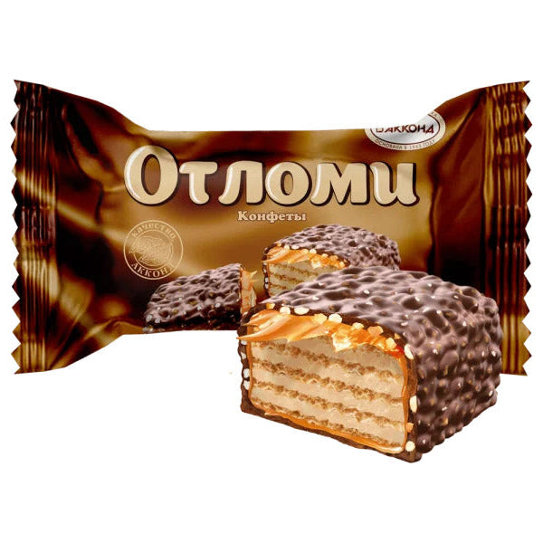 Конфеты Choco Wafers White Otlomi – примерно 1 фунт
